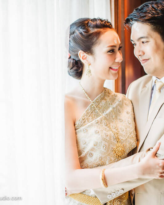 korostudio wedding ceremony sukhothai bangkok kwanie 146 uai The Sukhothai Bangkok Hotel Wedding Ceremony Kwanie + Yob