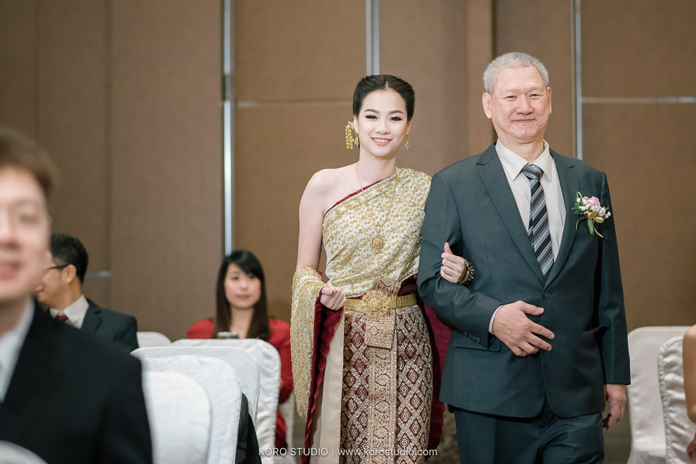 Berkeley Hote Bangkokl Wedding Ceremony Kim and Por
