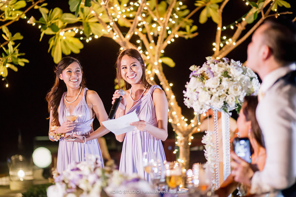 InterContinental Samui Baan Taling Ngam Resort Wedding Dinner and Party Lana and Anthony from USA