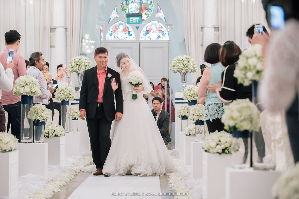 CHIJMES Wedding Hall - Church Wedding in Singapore of Anjolene and Enrico