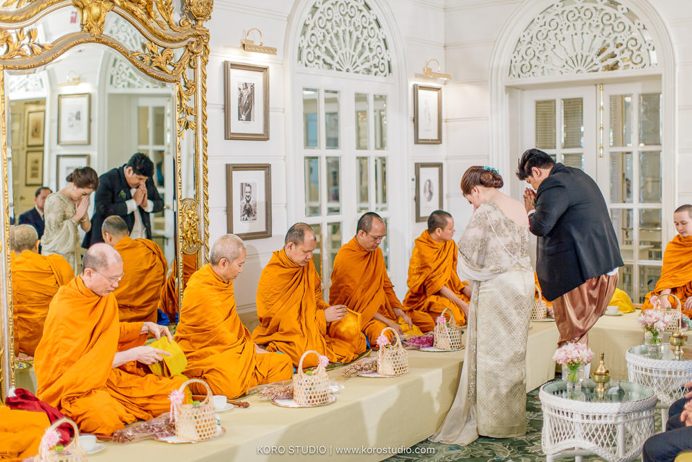 Mandarin oriental bangkok wedding ceremony Yar and Aor