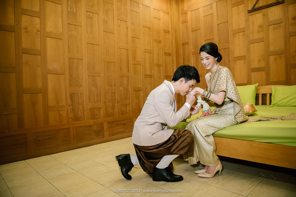 korostudio thai house wedding ceremony ruenjoawsao math ying 132 งานแต่งงานบ้านเรือนไทย พิธีไทย คุณแมท และคุณหญิง เรือนเจ้าสาว รัชวิภา | Thai Wedding Ceremony Math and Ying at Thai House Ruenjoawsao