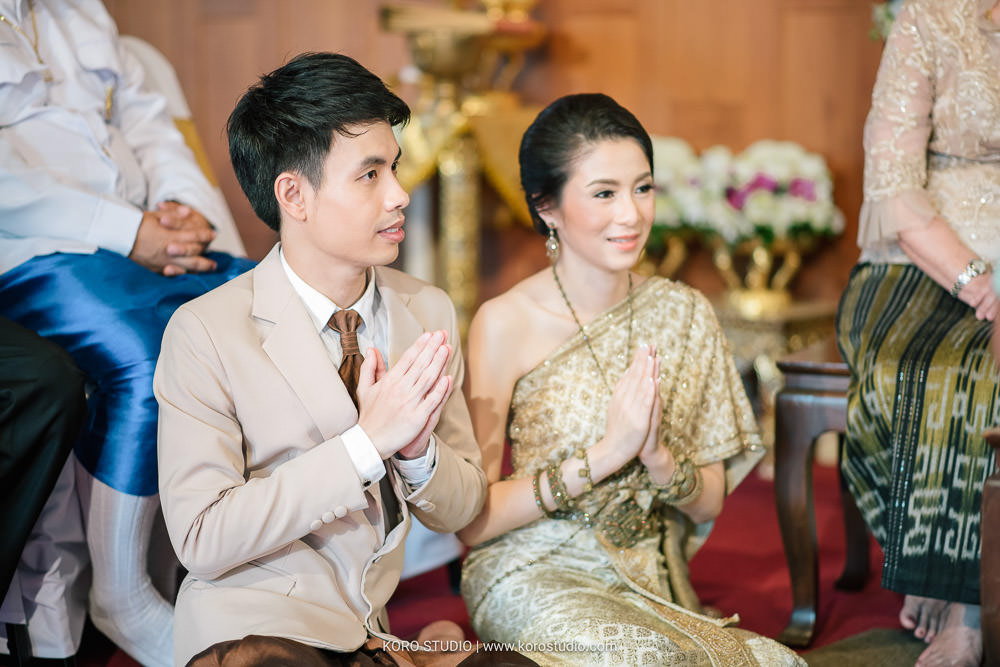 korostudio thai house wedding ceremony ruenjoawsao math ying 146 งานแต่งงานบ้านเรือนไทย พิธีไทย คุณแมท และคุณหญิง เรือนเจ้าสาว รัชวิภา | Thai Wedding Ceremony Math and Ying at Thai House Ruenjoawsao