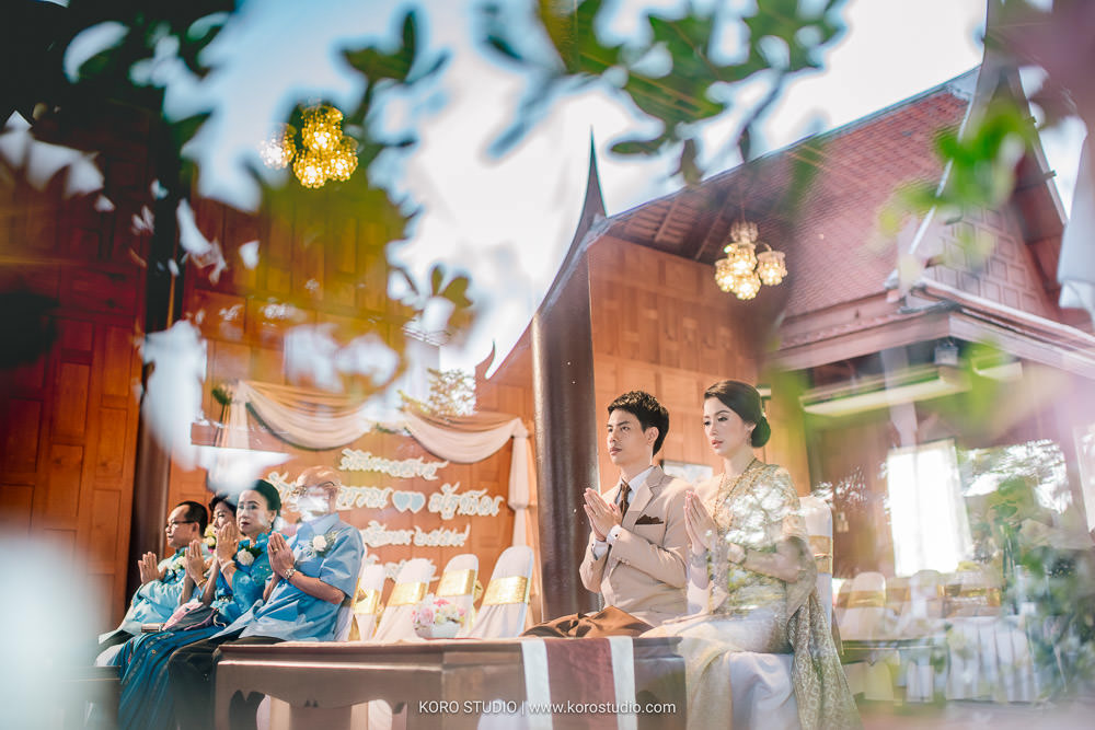 korostudio thai house wedding ceremony ruenjoawsao math ying 38 งานแต่งงานบ้านเรือนไทย พิธีไทย คุณแมท และคุณหญิง เรือนเจ้าสาว รัชวิภา | Thai Wedding Ceremony Math and Ying at Thai House Ruenjoawsao