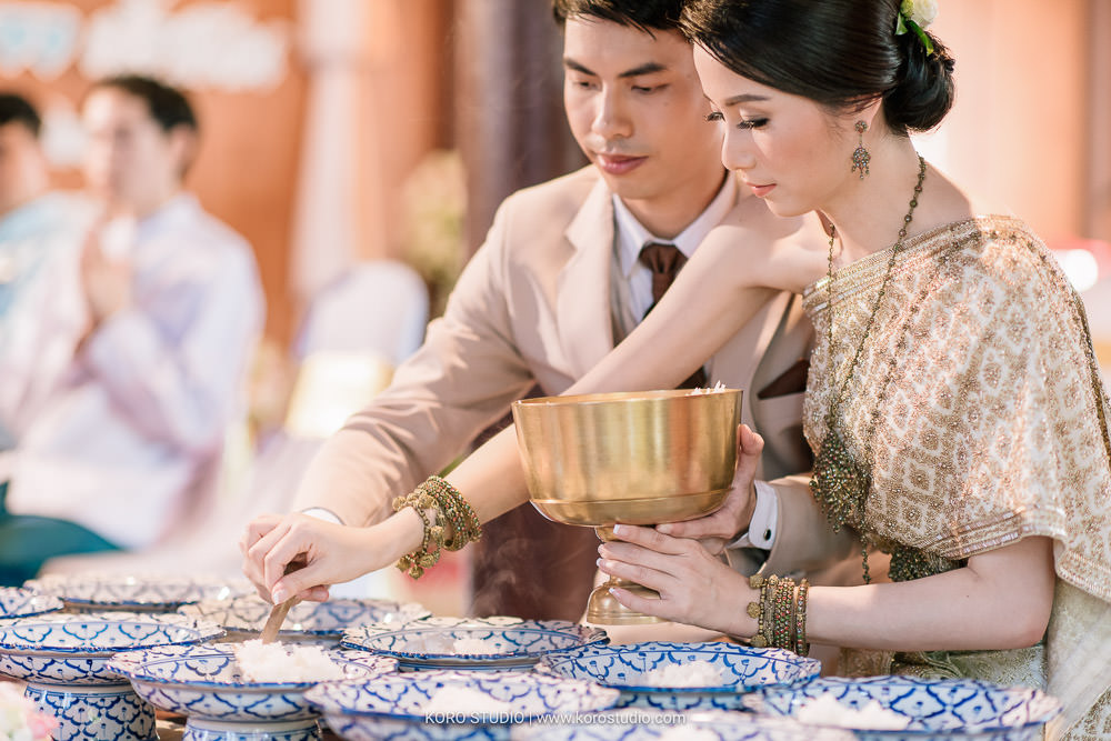 korostudio thai house wedding ceremony ruenjoawsao math ying 52 งานแต่งงานบ้านเรือนไทย พิธีไทย คุณแมท และคุณหญิง เรือนเจ้าสาว รัชวิภา | Thai Wedding Ceremony Math and Ying at Thai House Ruenjoawsao