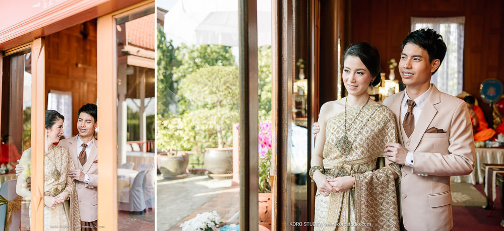 korostudio thai house wedding ceremony ruenjoawsao math ying 76 งานแต่งงานบ้านเรือนไทย พิธีไทย คุณแมท และคุณหญิง เรือนเจ้าสาว รัชวิภา | Thai Wedding Ceremony Math and Ying at Thai House Ruenjoawsao