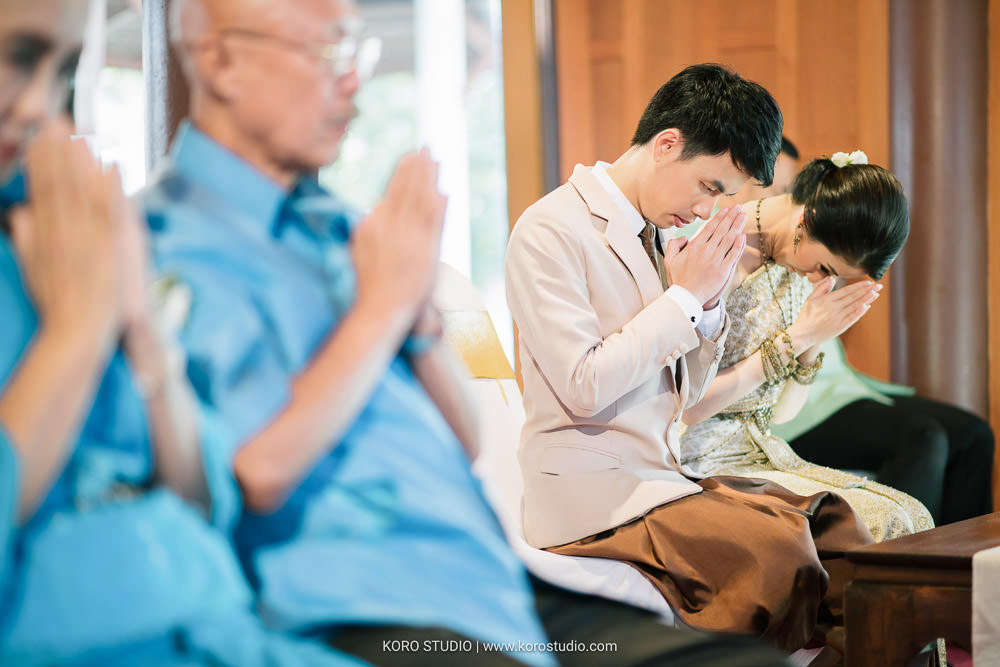 korostudio thai house wedding ceremony ruenjoawsao math ying 82 งานแต่งงานบ้านเรือนไทย พิธีไทย คุณแมท และคุณหญิง เรือนเจ้าสาว รัชวิภา | Thai Wedding Ceremony Math and Ying at Thai House Ruenjoawsao