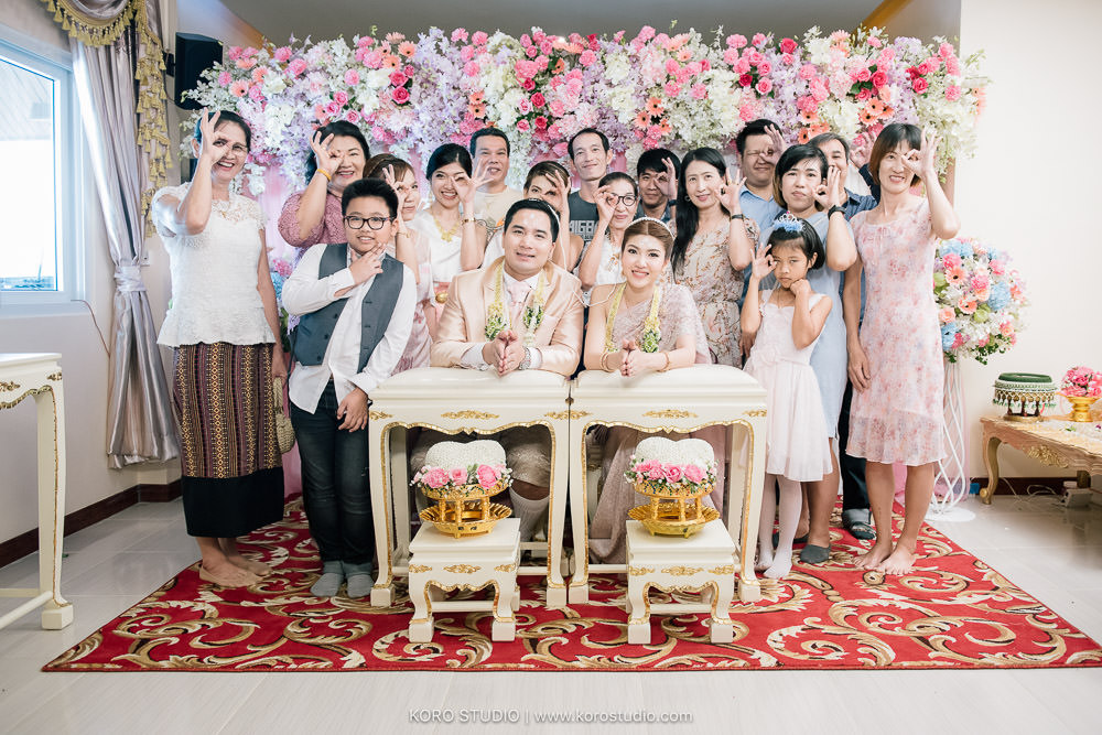 korostudio thai wedding ceremony tuey 115 Wedding at Home Thai Wedding Ceremony Supawee and Pangpichet | งานแต่งงานพิธีไทยคุณเตย และคุณวี