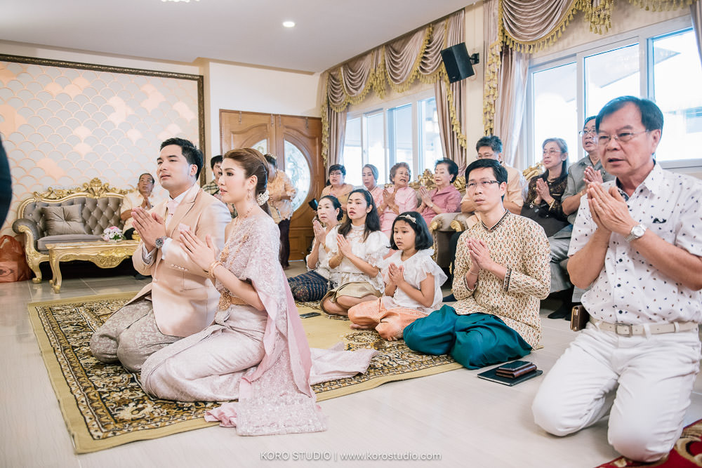 korostudio thai wedding ceremony tuey 46 Wedding at Home Thai Wedding Ceremony Supawee and Pangpichet | งานแต่งงานพิธีไทยคุณเตย และคุณวี
