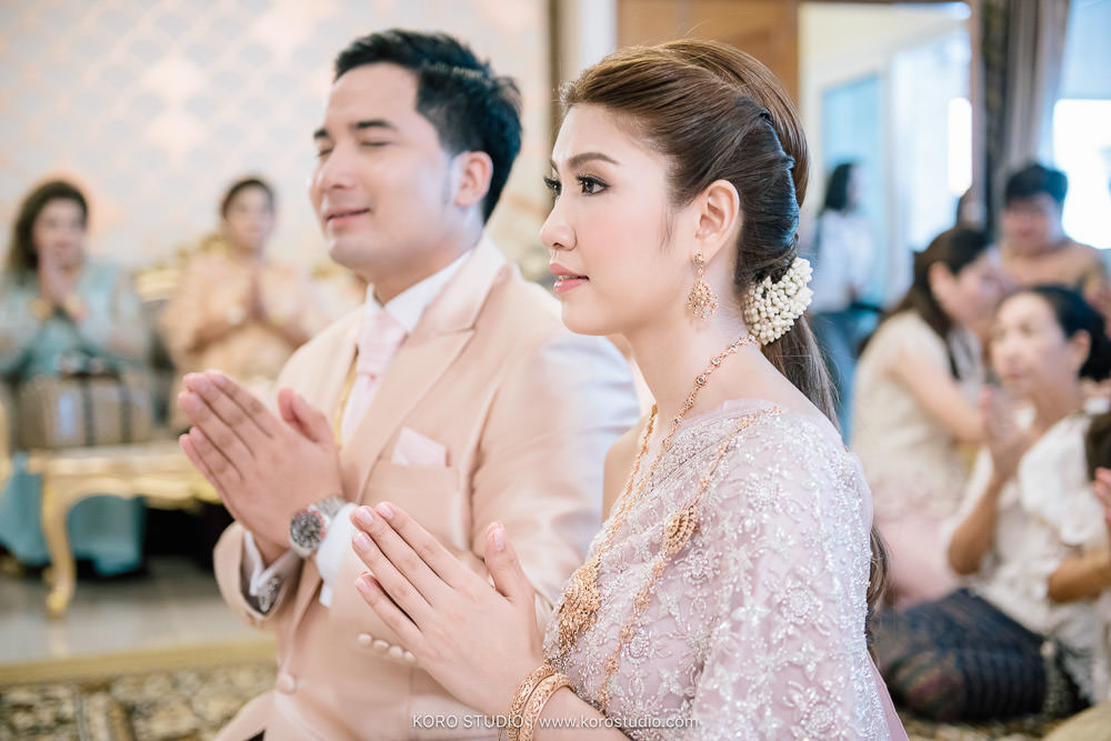 korostudio thai wedding ceremony tuey 47 Wedding at Home Thai Wedding Ceremony Supawee and Pangpichet | งานแต่งงานพิธีไทยคุณเตย และคุณวี