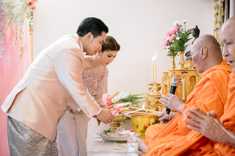 korostudio thai wedding ceremony tuey 54 Wedding at Home Thai Wedding Ceremony Supawee and Pangpichet | งานแต่งงานพิธีไทยคุณเตย และคุณวี