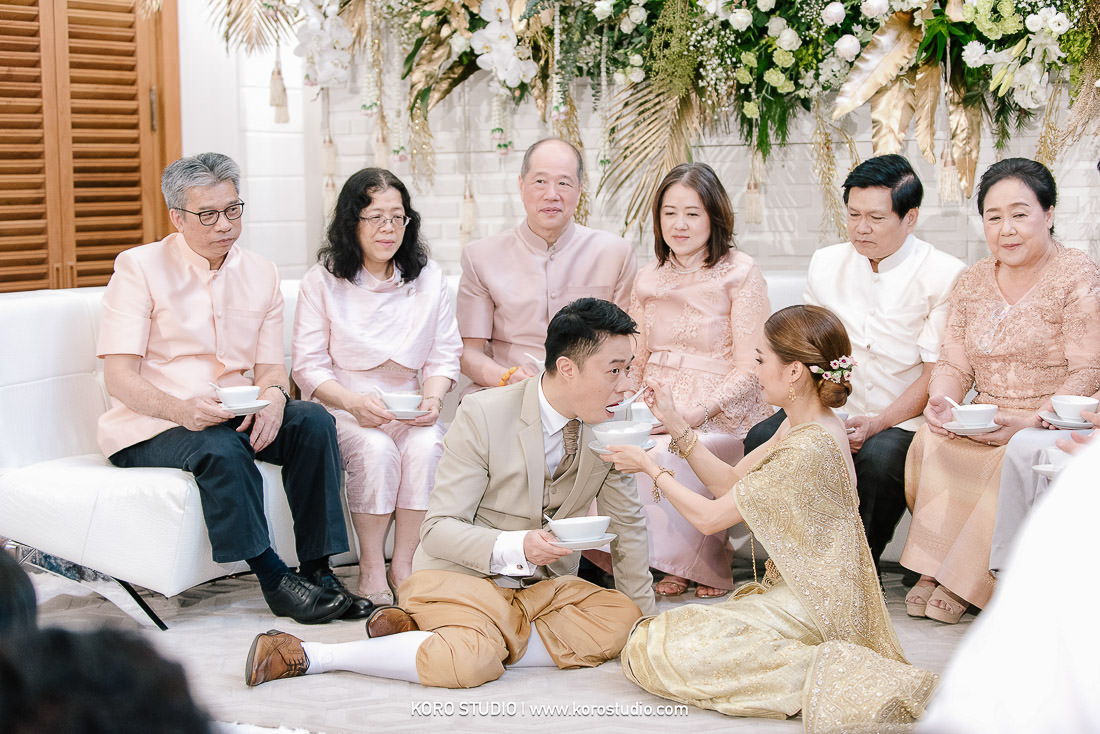 korostudio wedding ceremony the house on sathorn tan 81 The House on Sathorn Thai Wedding Ceremony Tan and Christ from London