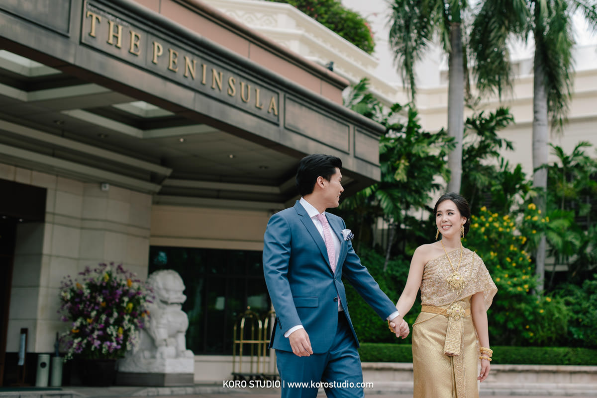 korostudio thai wedding ceremony phan peninsula bangkok 49 Peninsula Bangkok Hotel Thai Wedding Ceremony Phan and Up