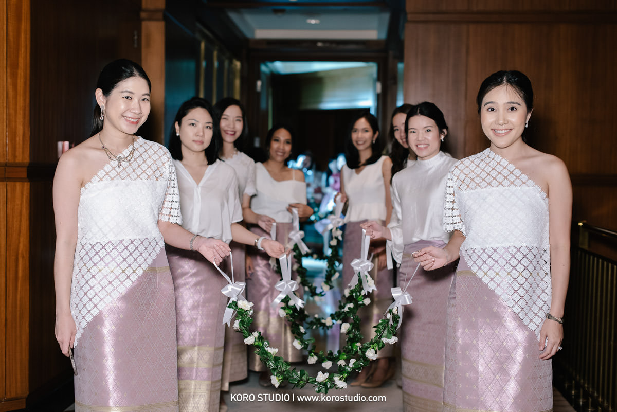 korostudio thai wedding ceremony phan peninsula bangkok 65 Peninsula Bangkok Hotel Thai Wedding Ceremony Phan and Up