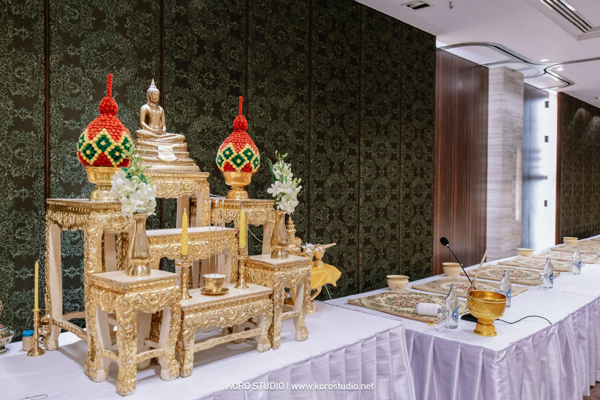 korostudio rama garden wedding ceremony 2 Rama Gardens Hotel Bangkok Thai Wedding Ceremony Ae and Beer