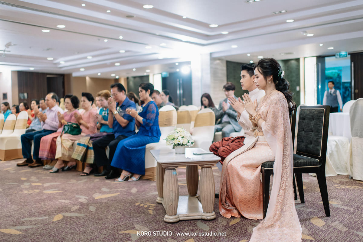 korostudio rama garden wedding ceremony 21 Rama Gardens Hotel Bangkok Thai Wedding Ceremony Ae and Beer