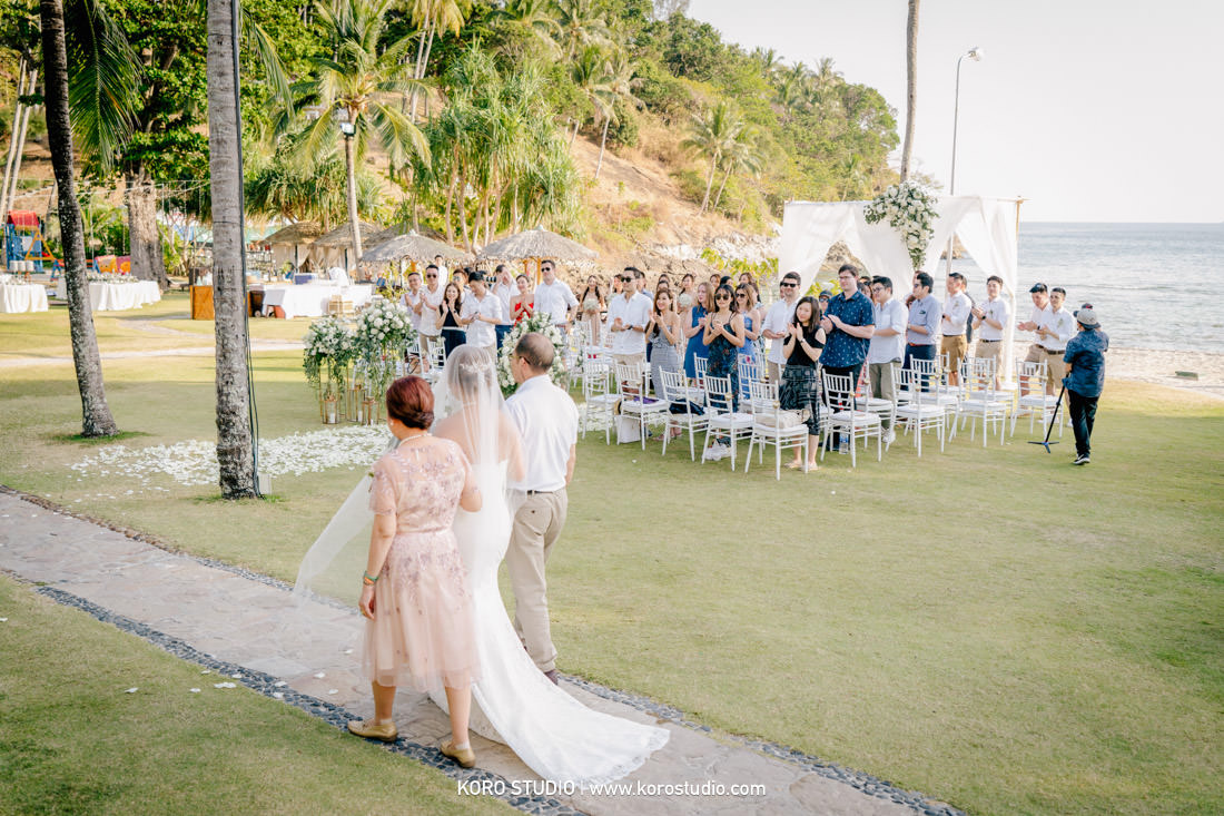 Phuket Wedding at Phuket Marriott Resort & Spa, Merlin Beach, Western Wedding of Betsy and Tim