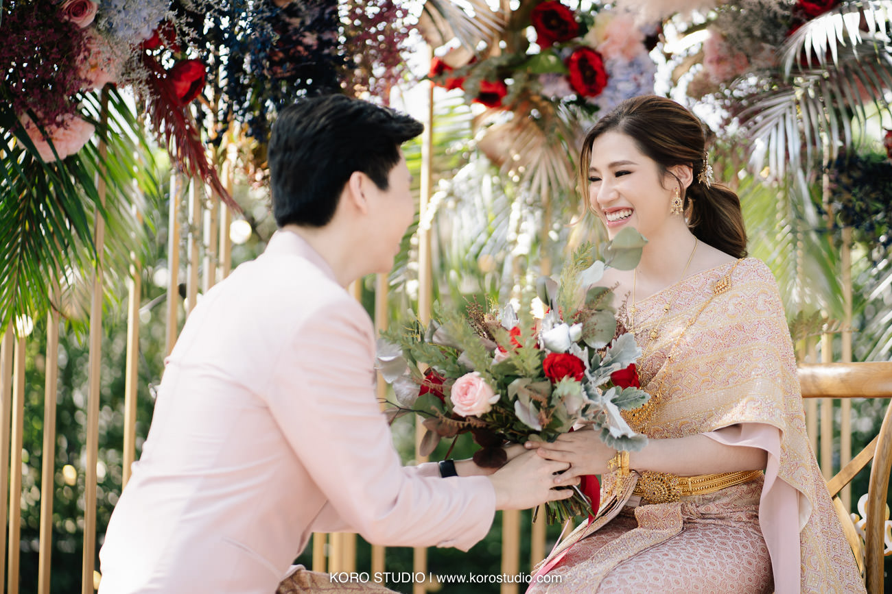 Agape Garden Wedding Bangkok Thai Ceremony Kook and Nart งานแต่งงาน อากาเป้ การ์เด้น