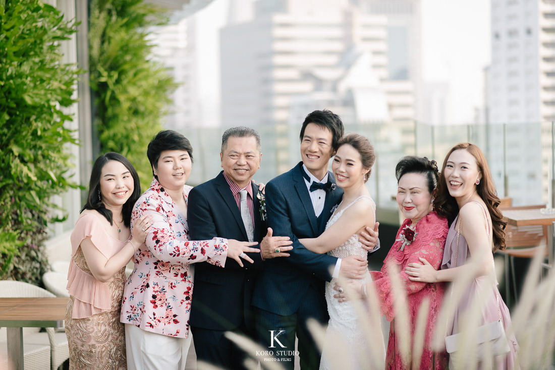 Westin Grande Sukhumvit Wedding Ceremony Mook and Taichi