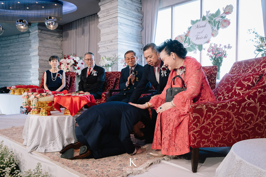 Westin Grande Sukhumvit Wedding Ceremony Mook and Taichi