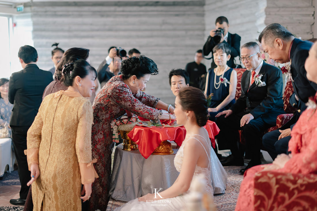 Westin Grande Sukhumvit Wedding Ceremony Mook and Taichi