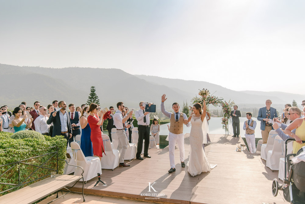 Toscana Valley Western Wedding in Thailand with Mountain