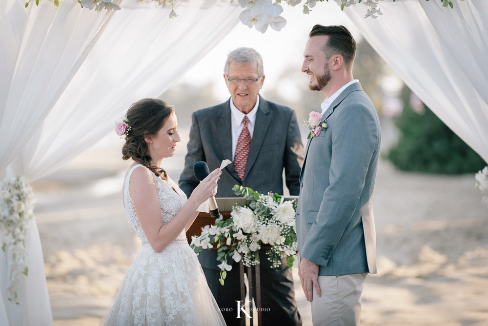 Aleenta Hua Hin Western Wedding Ceremony - Bianca and Pete