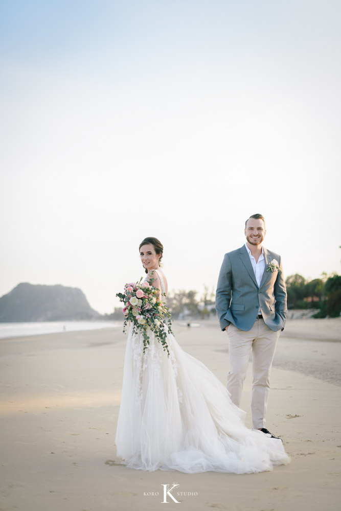 Aleenta Hua Hin Western Wedding Ceremony - Bianca and Pete