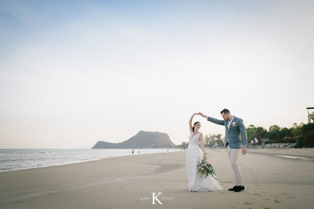 Aleenta Hua Hin Western Wedding Ceremony - Bianca and Pete