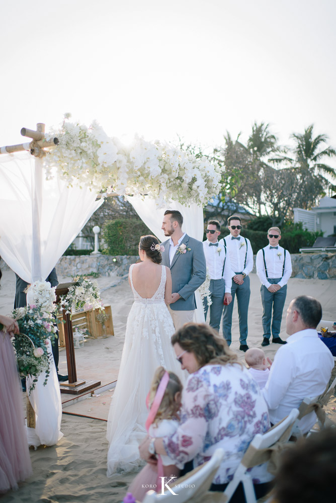 Aleenta Hua Hin Western Wedding Ceremony - Bianca and Pete