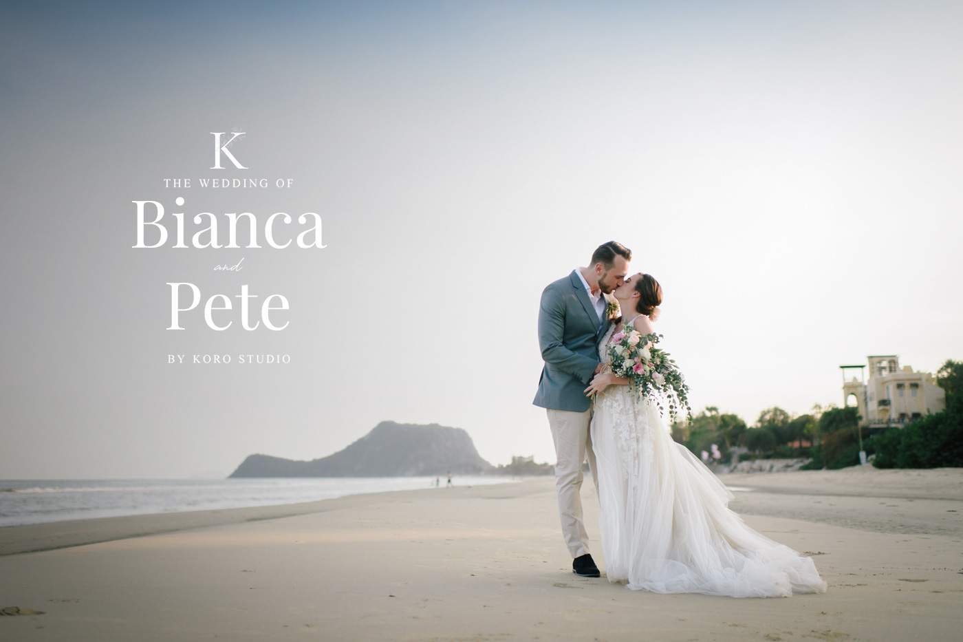 cover aleenta hua hin wedding pete Aleenta Hua Hin Western Wedding Ceremony - Bianca and Pete