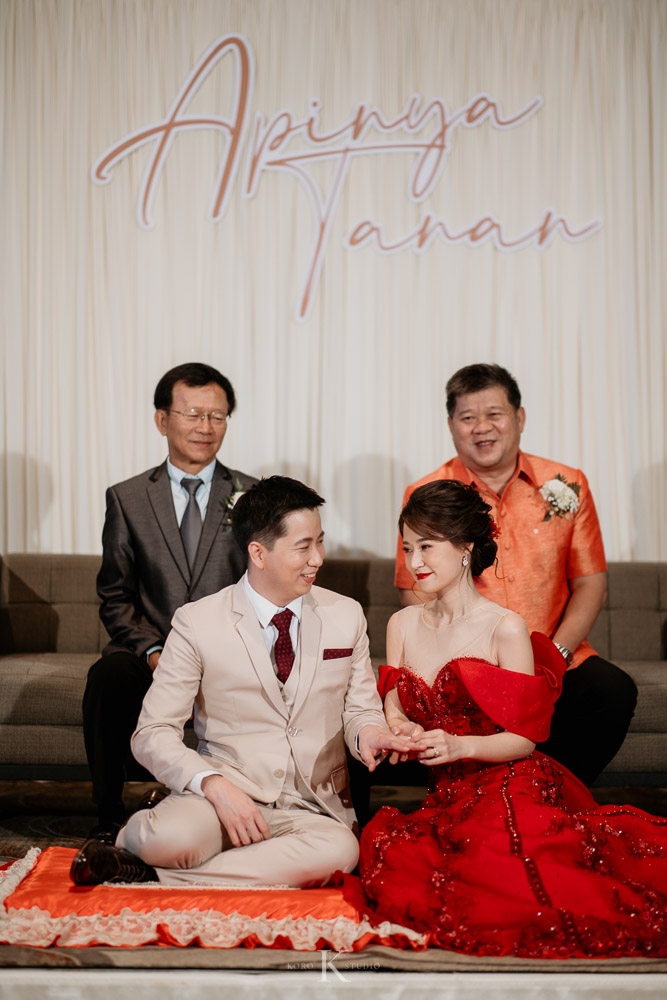 Okura Prestige Bangkok Wedding Ceremony Pyn and Joe