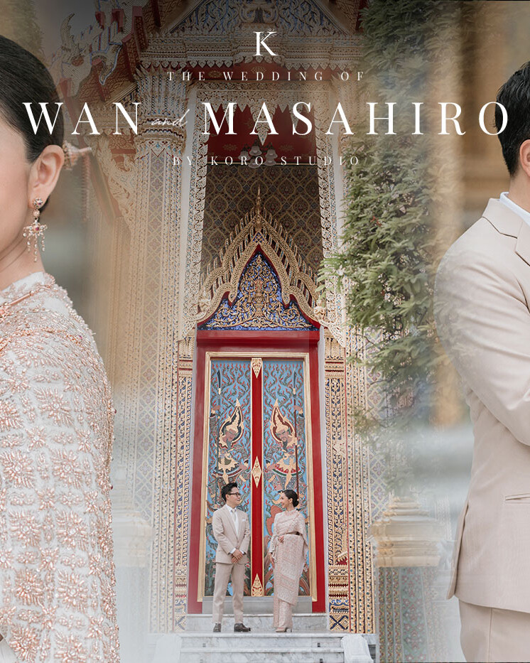 korostudio photo template uai วัดราชบพิธ งานแต่งงาน พิธีสงฆ์​ Wat Ratchabophit Wedding