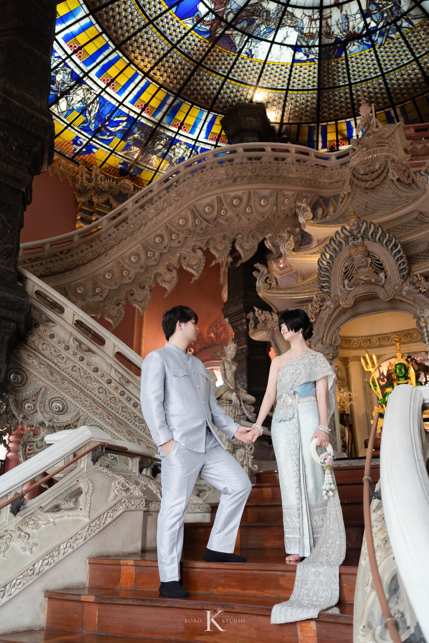 pre wedding at erawan museum 28 Maru & Uta's Enchanting Thai Pre-Wedding at The Erawan Museum