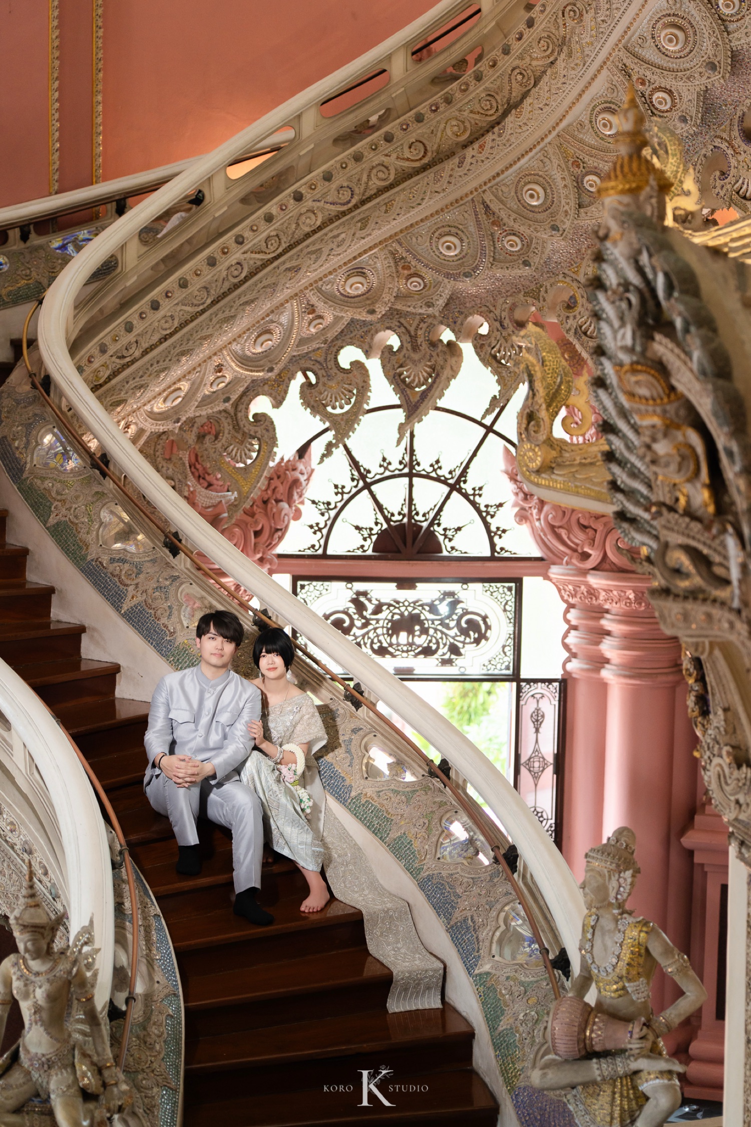 pre wedding at erawan museum 34 Maru & Uta's Enchanting Thai Pre-Wedding at The Erawan Museum