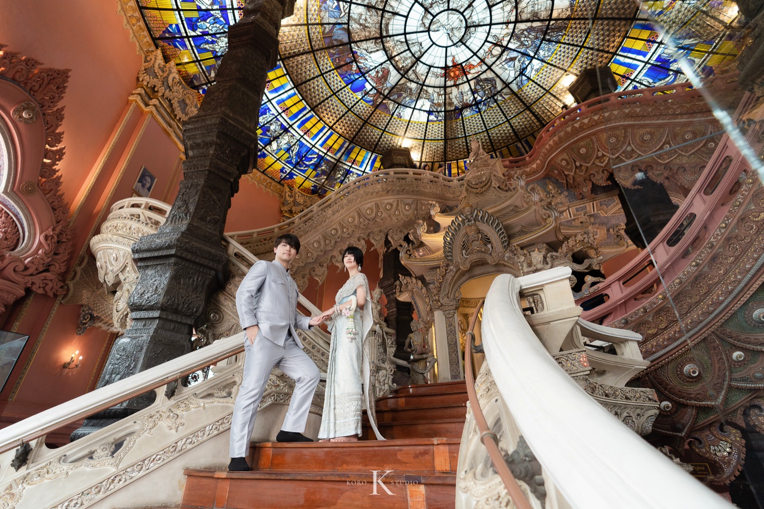 pre wedding at erawan museum 36 Maru & Uta's Enchanting Thai Pre-Wedding at The Erawan Museum