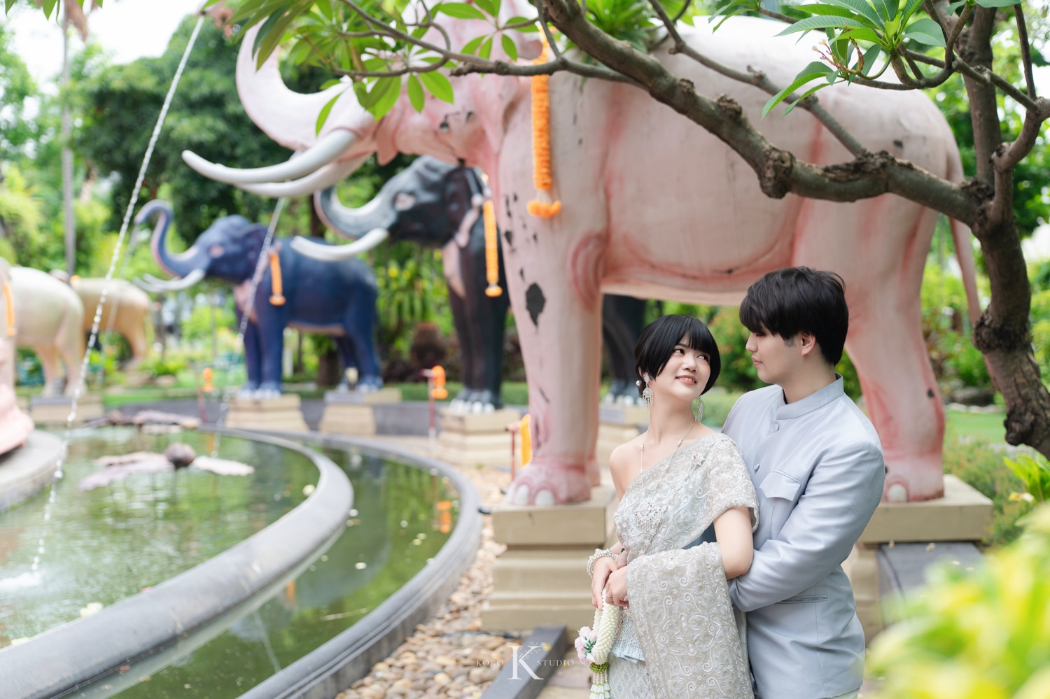 pre wedding at erawan museum 8 Maru & Uta's Enchanting Thai Pre-Wedding at The Erawan Museum